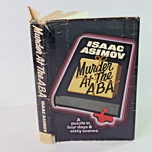 Murder At The ABA Puzzle In Four Days & Sixty Scenes Isaac Asimov 1st Ed HC Book - Picture 1 of 23