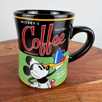 Taza de café parque temático Disney Minnie Mouse Mickeys café realmente hinchado 16 oz Foto 1 de 4