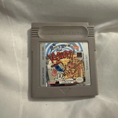 Ren & Stimpy Show: Veediots (Nintendo Game Boy, 1993) Tested! - Image 1 of 4