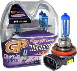 GP Thunder 8500K H8 Xenon White Light Bulbs Cornering Fog Lights BMW Lexus Honda - Bild 1 von 6