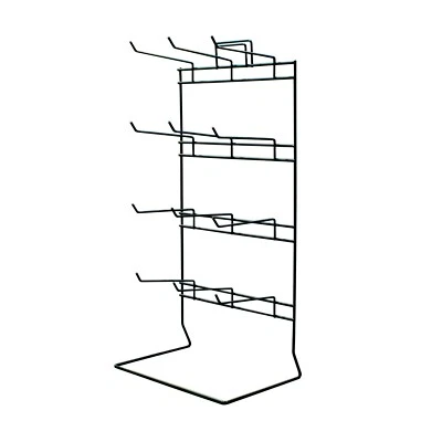 12 Fixed Hook Counter Stand Black - Retail Display Shops & Stalls (J50/B) - Image 1 of 4