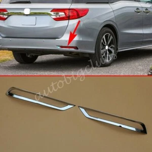 For Honda Odyssey 2018-2020 Chrome ABS Rear Fog Light Cover Lamp Reflector Trims - Picture 1 of 7