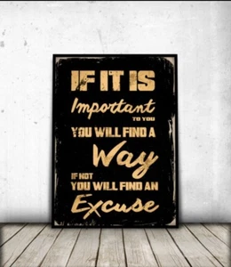 INSPIRATIONAL MOTIVATIONAL QUOTE Art Print Poster Home Decor Gift  A3/A4 +FRAMES - Picture 1 of 3