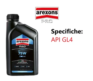AREXONS PRO OLIO LUBRIFICANTE EP 75W GL 4 SINTETICO PER CAMBI MANUALI 1 LITRO - Foto 1 di 3