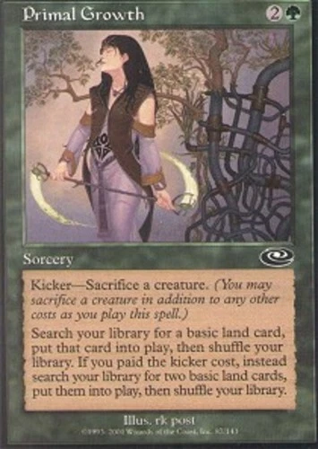 Primal Growth ~ Lightly Played Planeshift MTG Magic UltimateMTG Green Card - Image 1 of 1