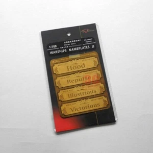 Flyhawk FH700027 1/700 WWII Royal Navy Warships Nameplates II - Picture 1 of 1