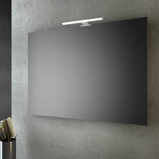 Specchio bagno con lampada a led da 100x80 cm con luce led fredda