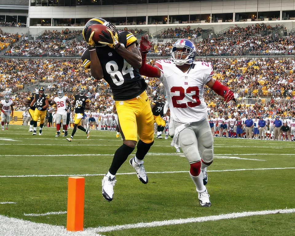 Impresión fotográfica brillante Antonio Brown #84 Pittsburgh Steelers NFL 8"X10" 36 Foto 1 de 1