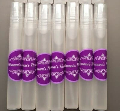 HIRAANI'S HENNA 100% Natural Handmade Henna Cones Sealant sugar Mehndi Tattoo Aftercare 10ml