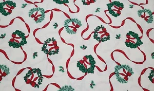 Vintage Christmas Fabric, Fabric Traditions, 1991, 45" Wide x 75" Long - Picture 1 of 3