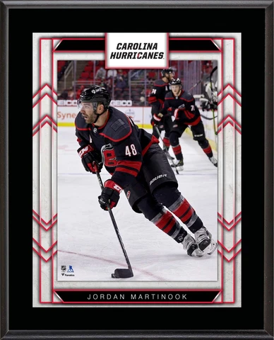 Jordan Martinook Carolina Hurricanes 10.5" x 13" Sublimated Player Plaque Cover