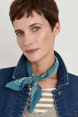 SEASALT CORNWALL Seasalt Women's - green Sailor Square - Wood Block Tile Wreckage