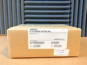 Acer 4GB PC3-12800 DDR3 SO SDRAM DIMM 91.AD346.050 ✅❤️️✅❤️️ Brand New!! Sealed!! - Picture 1 of 2
