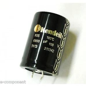 CONDENSATORE ELETTROLITICO SNAP IN 6800UF 100V 105°C 35X50 KENDEIL MADE IN ITALY - Picture 1 of 1