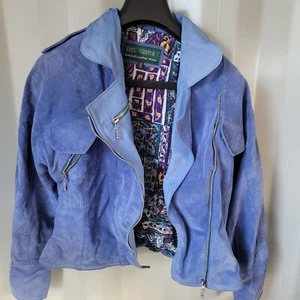 Chaqueta corta Textil Agentur azul talla pequeña mujer - Imagen 1 de 6