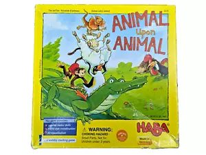 HABA Animal Upon Animal Wooden Stacking Game - Wood Kids Games - Near Complete - Picture 1 of 6