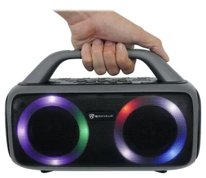 Rockville RPB50 Large and Loud Portable Bluetooth Speaker with LED+Long Battery - Picture 1 of 11