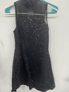 Balera Dance Costume Black Sequin Adult Small - Picture 1 of 3