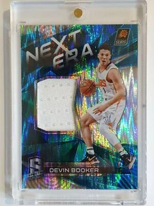 2016 Spectra Devin Booker #PATCH NEON BLUE /99 Holo - Ready to Grade - Picture 1 of 3