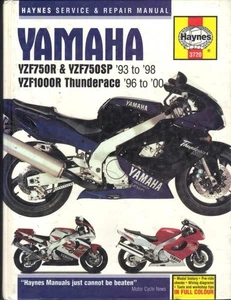 YAMAHA THUNDERACE YZF1000 R,YZF750 R,YZF750 SP HAYNES MANUAL 1993-2000 - Picture 1 of 1