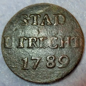 Certificate of Authenticity 1789 New York Penny Colonial Copper Cent Utrecht Min - Picture 1 of 4