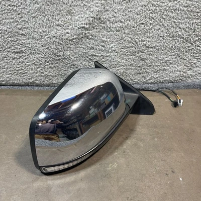 Хромированное зеркало заднего вида с электроприводом со стороны правого пассажира для Jeep Grand Cherokee 2011-2018 годов выпуска - Изображение 1 из 4