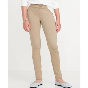 Old Navy School Uniform Ponte-Knit Jeggings for Girls Size 14 Slim - Picture 1 of 8