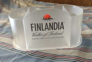 Finlandia Vodka of Finland Tovagliolo Plastica Porta Paglia Bar Caddy - Nuovo! - Foto 1 di 7