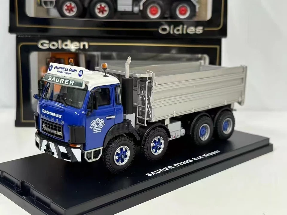 Golden Oldies 1/50 Saurer D330B 8✖️4 Kipper Resin Car Model - Image 1 of 4