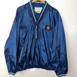 Chaqueta Pullover a Presión Vintage Seattle Mariners Grande Jugador Profesional Entrenamiento de Primavera - Imagen 1 de 12