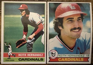KEITH HERNANDEZ Topps LOT! 1976 #542 1979 #695 STL Cardinals NY Mets Future HOF! - Bild 1 von 2