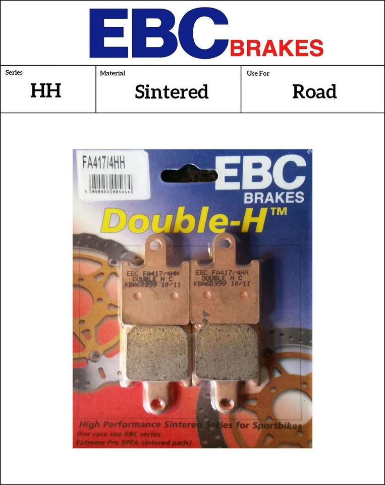 Kawasaki ZZ-R ABS 1400 2018 [Front EBC HH-Series Sintered Brake Pads] - Image 1 of 1