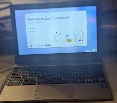 Portátil Samsung Chromebook 4 (16 GB eMMC, Intel Celeron, 1,10 GHz, 16 GB) - Gris Foto 1 de 3