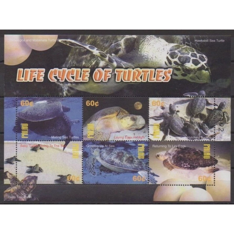 Palau - 2004 - No 1979/1984 - Tortues - Photo 1/1