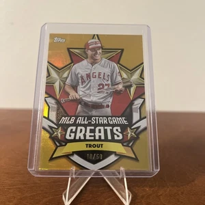 2025 Topps All-Star Game Greats MIKE TROUT GOLD Foil 🔥 #ASGG-26 - #’d 18/50 - Bild 1 von 6