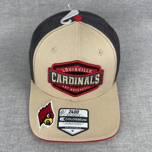 Louisville Cardinals Mütze Kappe Druckknopflasche Herren schwarz rot College Football Trucker - Bild 1 von 10