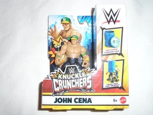 WWE Knuckle Crunchers JOHN CENA Figur von Mattel - grüner Hut - NEU - Bild 1 von 1