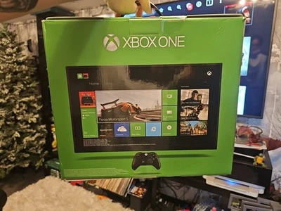 Xbox One Box Only with Headphones. No Console. - Image 1 of 4
