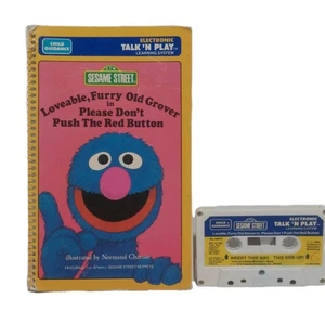 Child Guidance Talk 'N Play Sesamstraße liebenswert.. Old Grover 1984 Buch/Band - Bild 1 von 15
