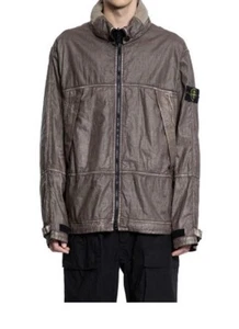 Stone Island Raw Linen Plated-OVD Jacket Size XL Xlarge - Picture 1 of 2