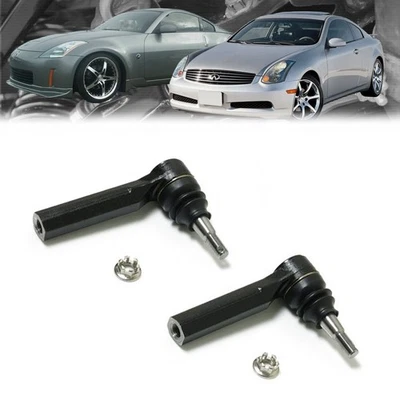 Extremo de varilla de amarre de corrección de dirección de golpe no ajustable Megan para 03-08 G35 / 03-09 350Z Foto 1 de 2