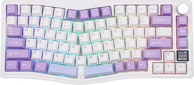 AJAZZ AKS075 Wireless Gaming Keyboard, Hot-Swappable Gasket Mechanical 75% Alice - Image 1 of 4