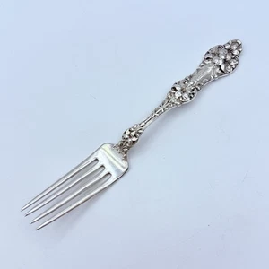 Orange Blossom Old by Alvin Sterling Luncheon Fork Monogram M 49g - Picture 1 of 5