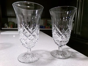 WATERFORD ARAGLIN PAIR OF ICED TEA GLASSES - Picture 1 of 3