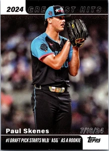 2025 Topps Series 1 - 2024 Greatest Hits Paul Skenes #GH-24 - Picture 1 of 2