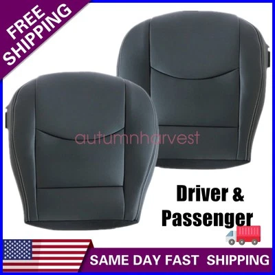 For 2009-2014 Mazda MX-5 Miata Front Bottom Replacement Leather Seat Cover Black - Image 1 of 4