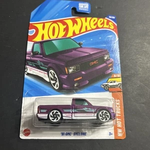 IN HAND 2025 HOT WHEELS case f '91 GMC SYCLONE mainline PURPLE pick up truck - Bild 1 von 4