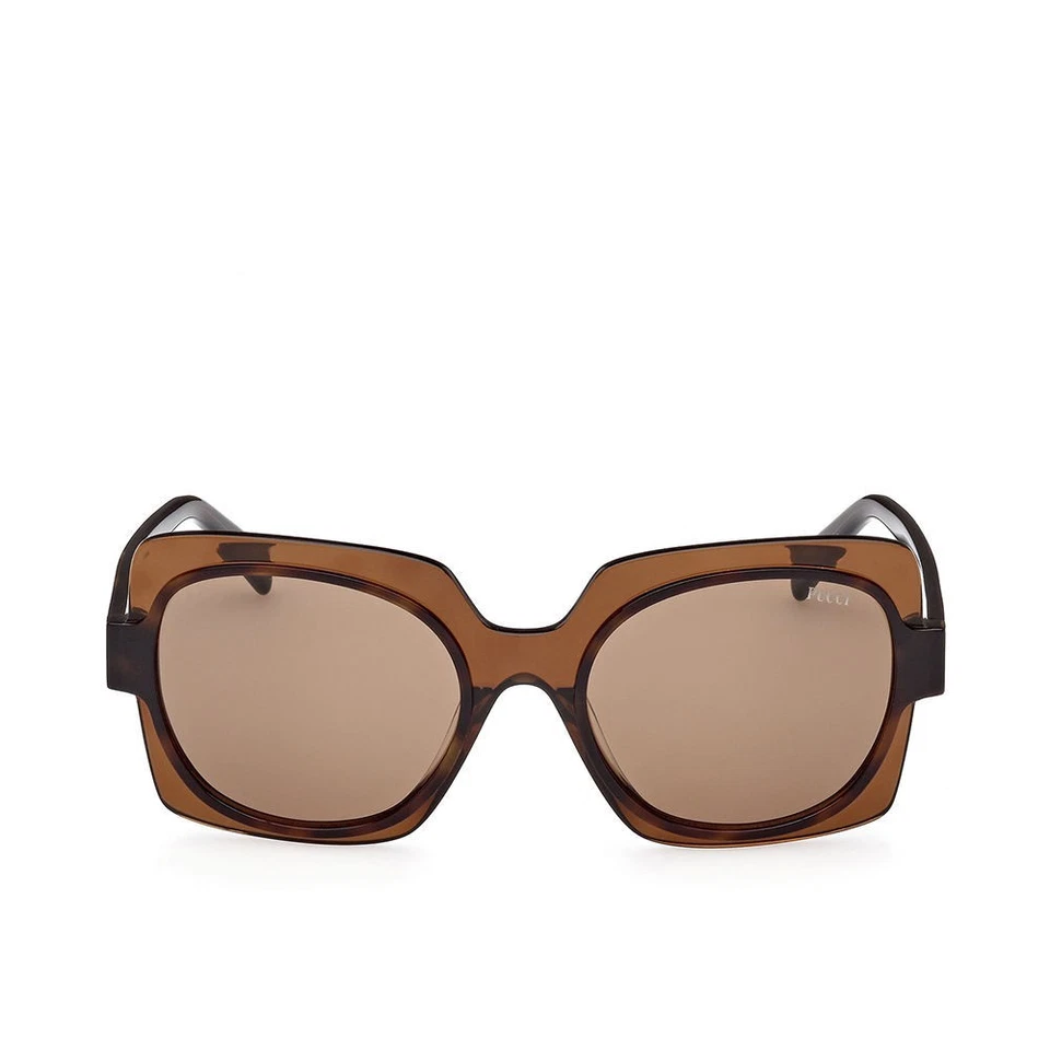 Gafas de sol Emilio Pucci EP199 56E marco cuadrado de plástico marrón 55-20-140 Foto 1 de 3