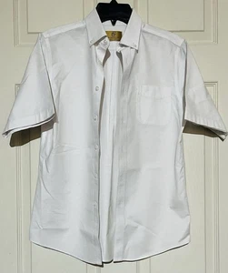 Arrow Jungen weißes kurzärmliges Button-Down-Hemd Größe 16 - Bild 1 von 4