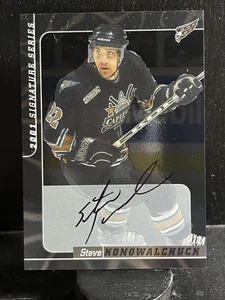 Steve Konowalchuk #13 2000-01 Be a Player Signature Series Autogramme - Bild 1 von 2